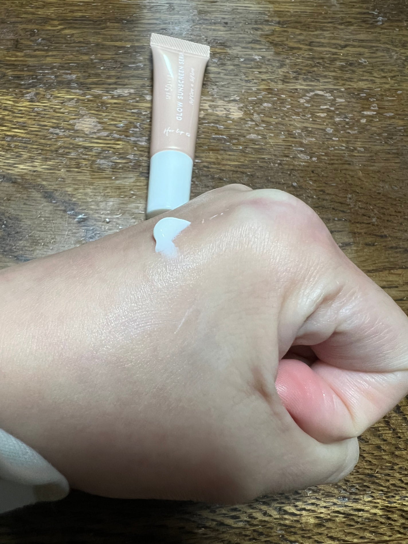 グロウサンスクリーンセラム/Her lip to BEAUTY/日焼け止めローションを使ったクチコミ(3枚目)