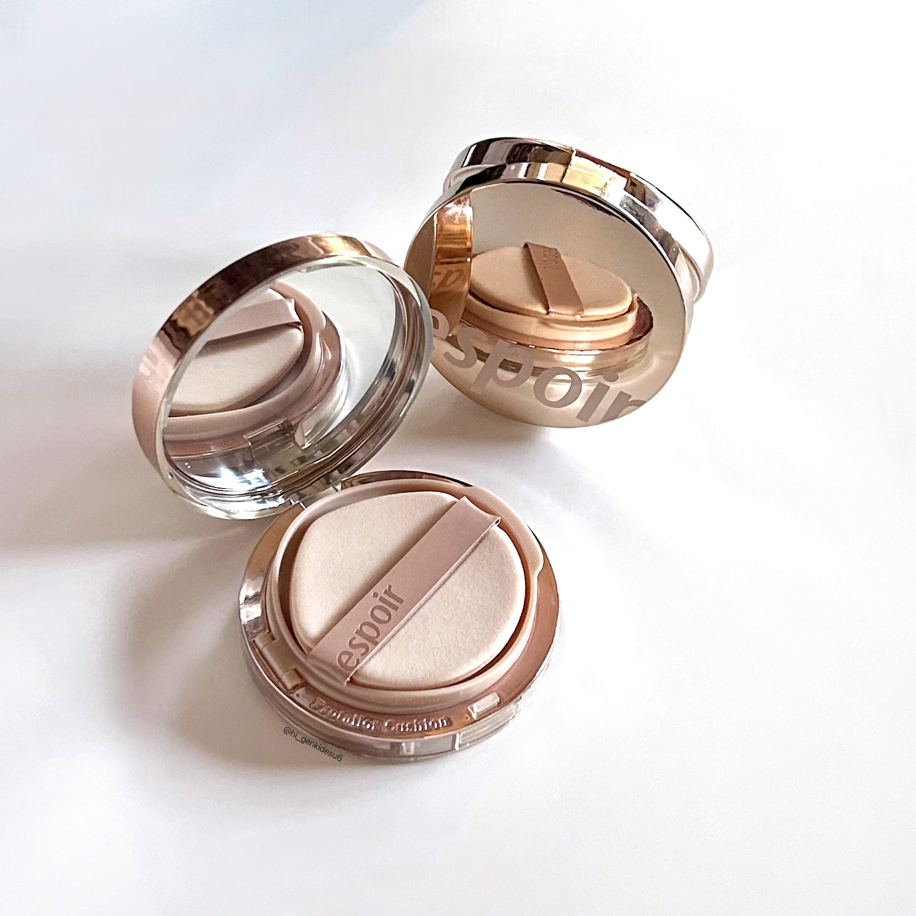 プロテーラービーグロウクッション ニュークラス 22 ペタル/espoir/クッションファンデーションを使ったクチコミ（1枚目）