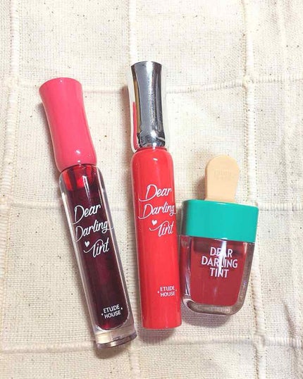 ディアダーリン ウォータージェルティント (アイスティント)/ETUDE/口紅を使ったクチコミ(1枚目)