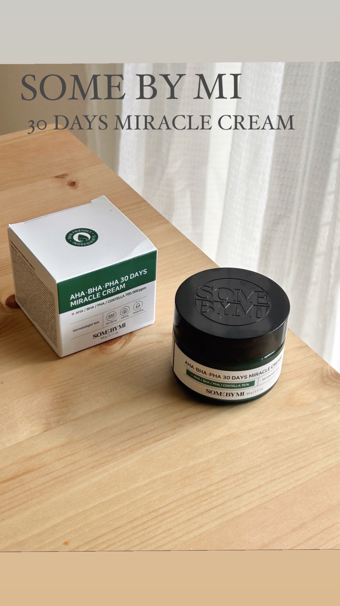 AHA·BHA·PHA 30デイズミラクルクリーム/SOME BY MI/フェイスクリームを使ったクチコミ（1枚目）