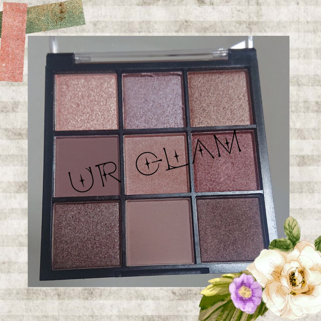 UR GLAM　BLOOMING EYE COLOR PALETTE/U R GLAM/アイシャドウパレットを使ったクチコミ（1枚目）