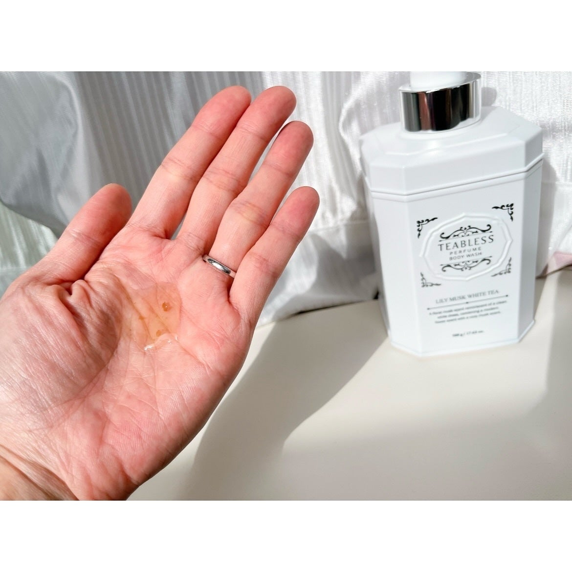 パフュームボディウォッシュ リリームスクホワイトティー/TEABLESS/ボディソープを使ったクチコミ(2枚目)