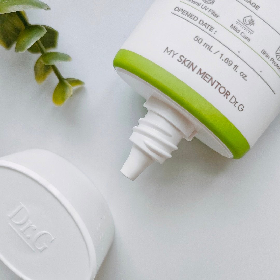 グリーンマイルドアップサンプラス/Dr.G/日焼け止めクリームを使ったクチコミ(3枚目)