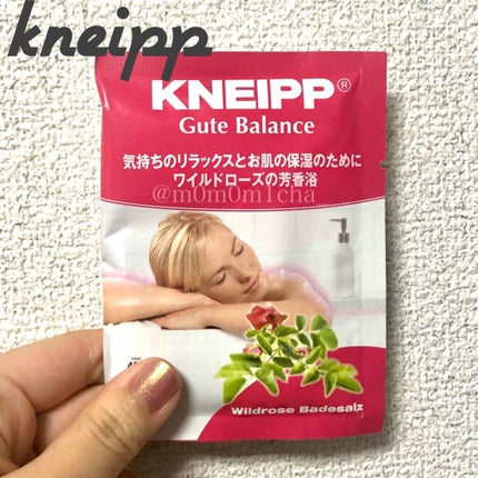 クナイプ グーテバランス バスソルト ワイルドローズの香り/クナイプ/入浴剤を使ったクチコミ(1枚目)