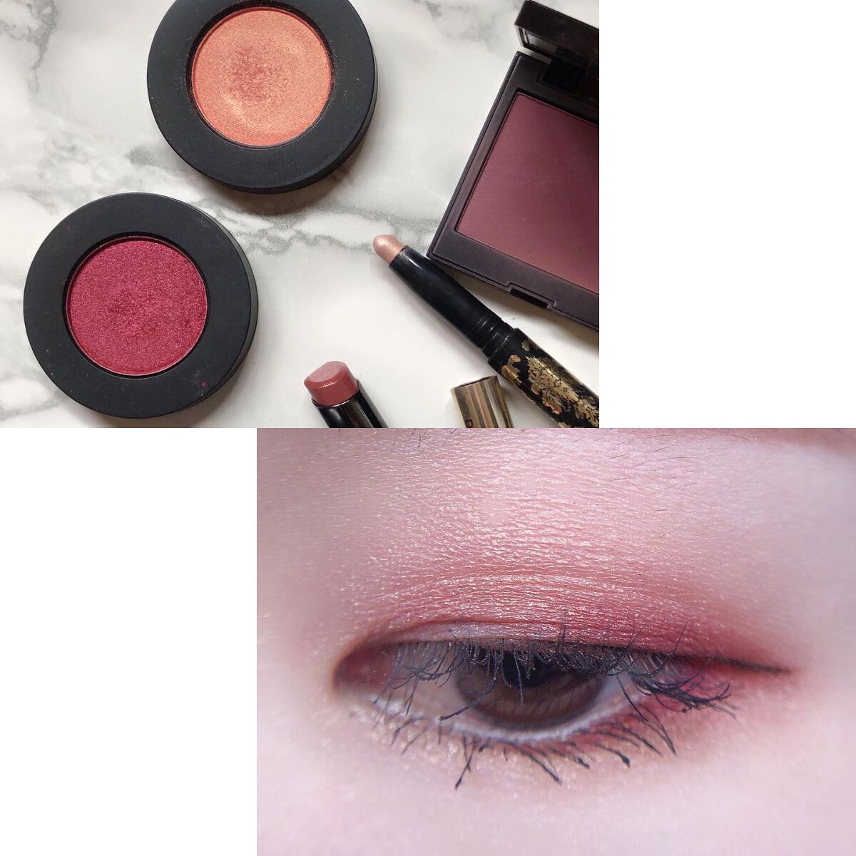 あゆみ on LIPS 「・\#todaysmake/・アイシャドウ☑@meltcosm..」(2枚目)