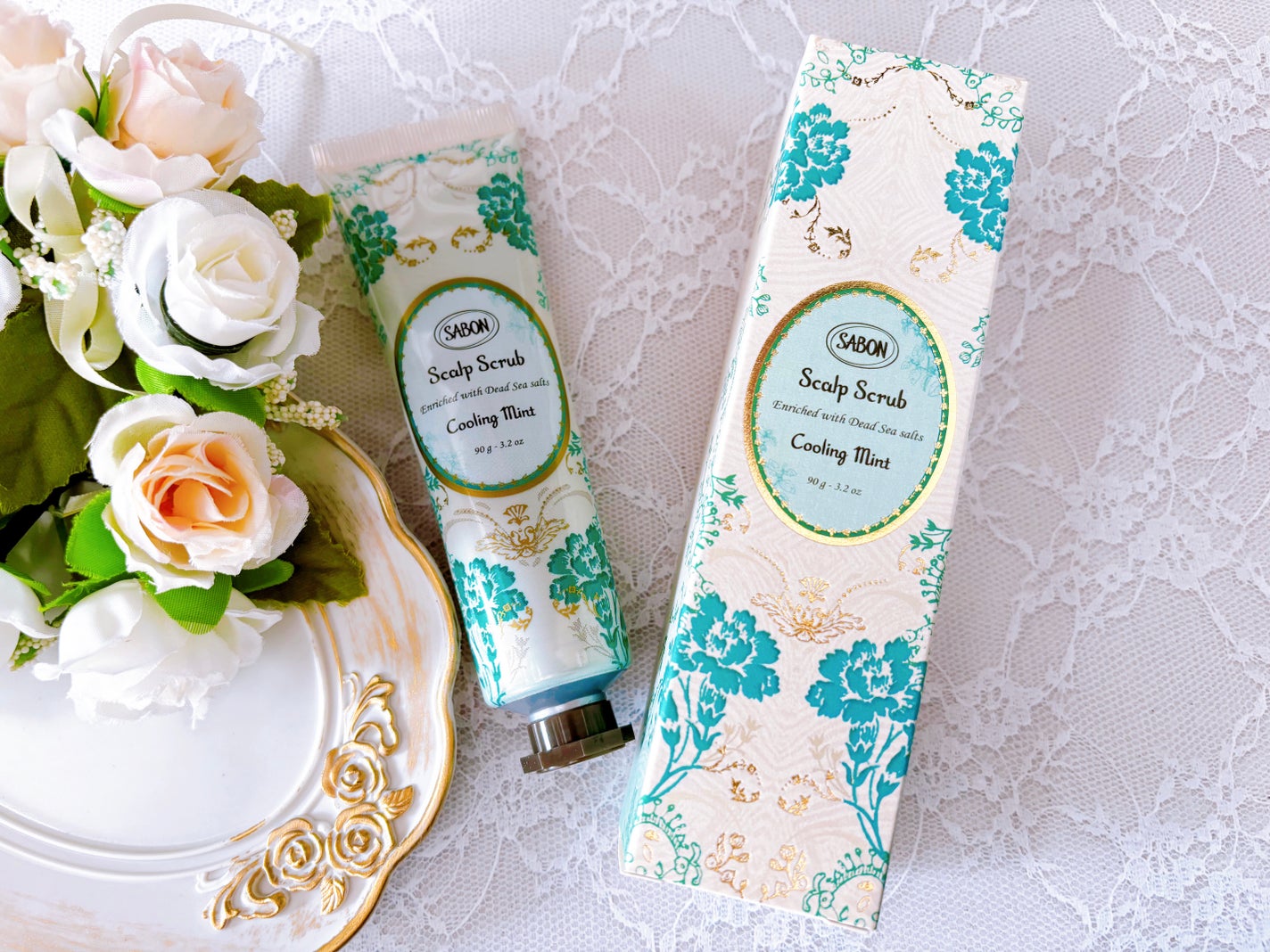 ヘッドスクラブ リフレッシング(ミント)/SABON/ヘッドスクラブを使ったクチコミ(4枚目)