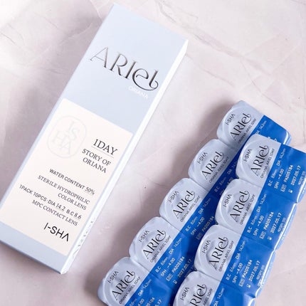 Ariel 1day/蜜のレンズ/ワンデー(1DAY)カラコンを使ったクチコミ(3枚目)