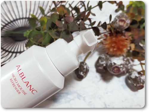 マイクロムース リフレッシャー/ALBLANC/泡洗顔を使ったクチコミ（3枚目）