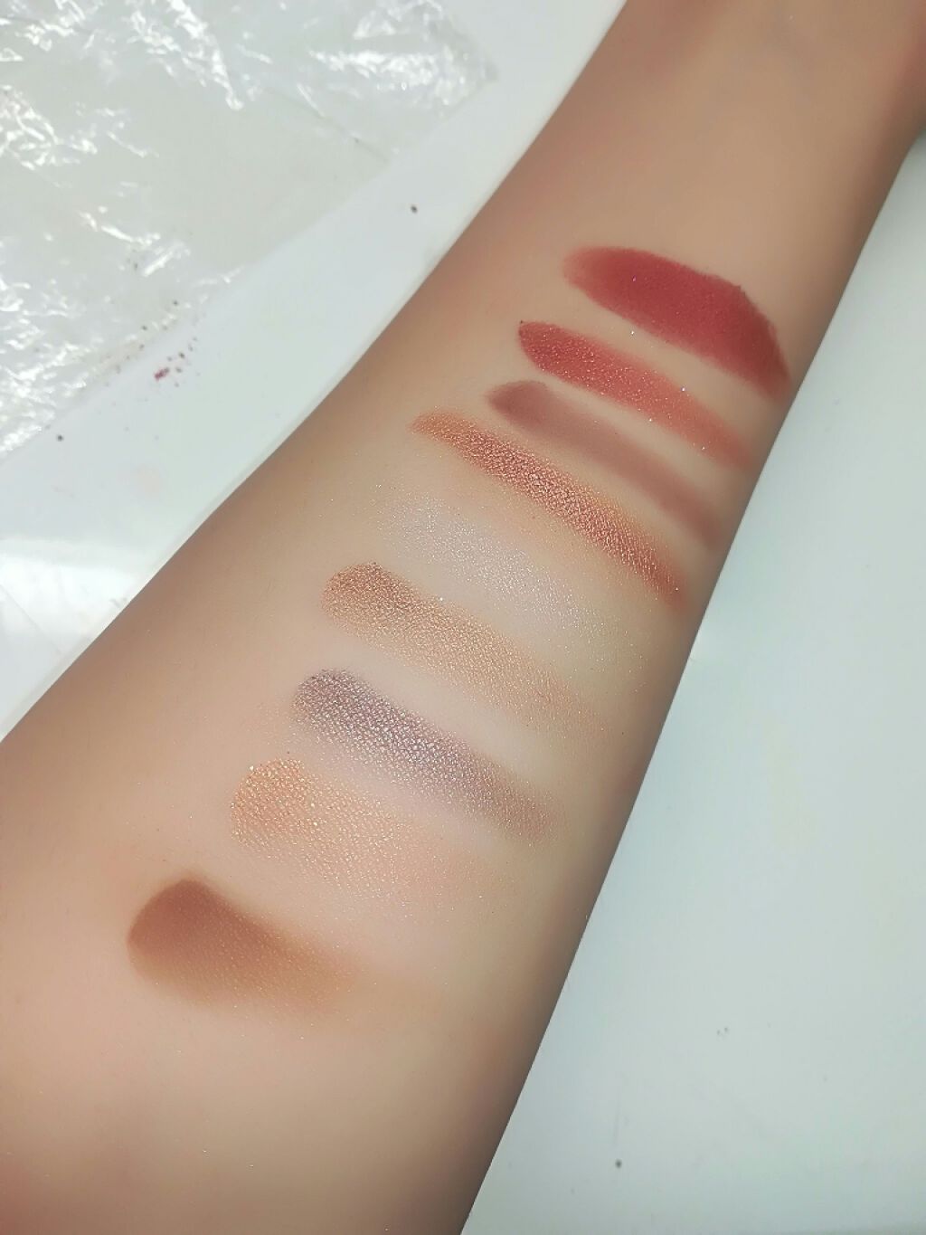 UR GLAM BLOOMING EYE COLOR PALETTE/U R GLAM/アイシャドウパレットを使ったクチコミ(3枚目)