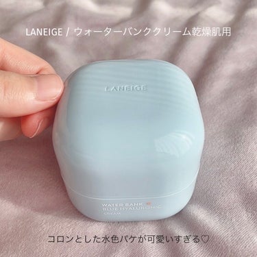 ウォーターバンク クリーム (乾燥肌用)/LANEIGE/フェイスクリームを使ったクチコミ（2枚目）