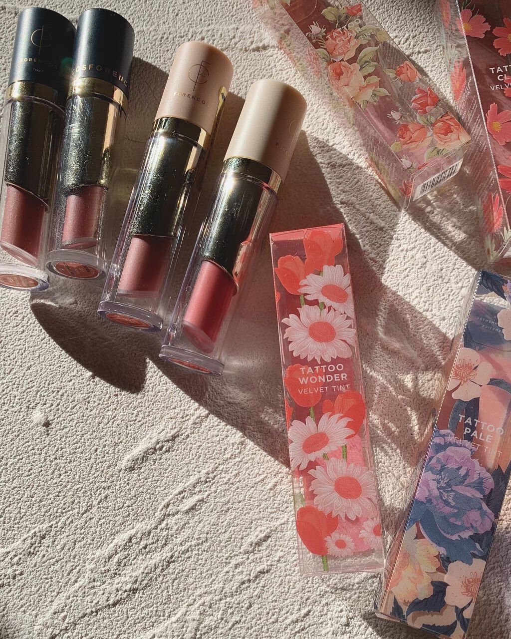 タトゥーベルベットティント/フォレンコス/リップティントを使ったクチコミ（3枚目）