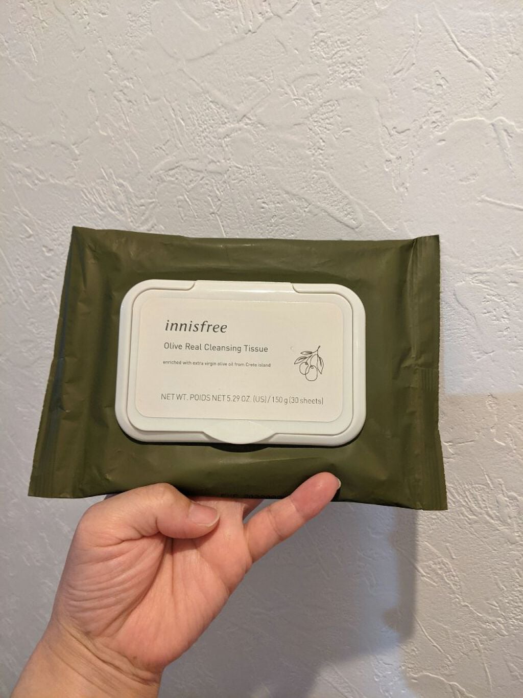 オリーブ ビタミンE リアル クレンジングシート/innisfree/クレンジングシートを使ったクチコミ(1枚目)