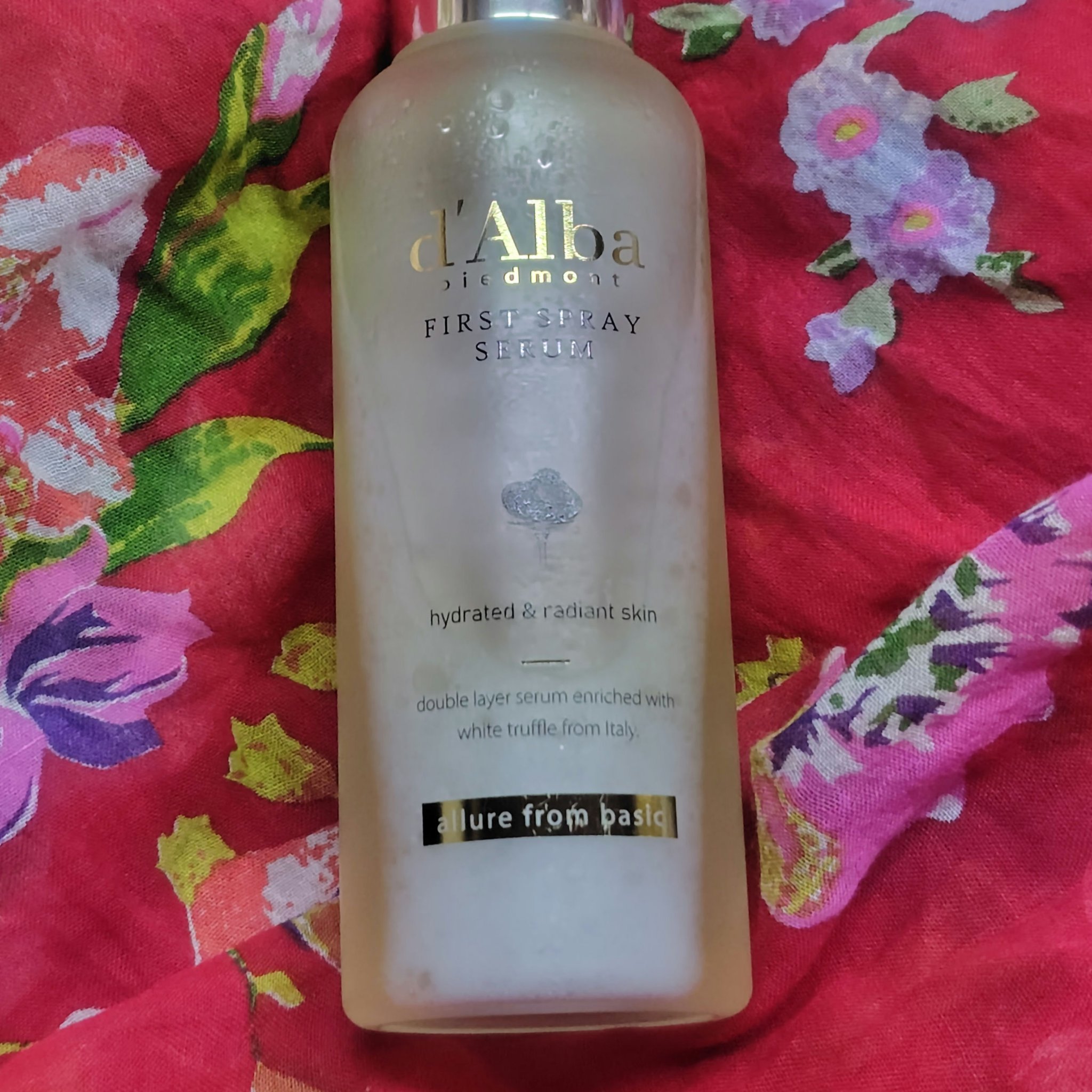 ダルバ ホワイトトリュフファーストスプレーセラム/ダルバ/ミスト状化粧水を使ったクチコミ（2枚目）