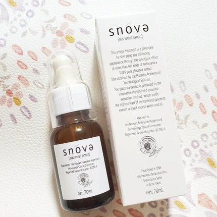 プラツェンタール エキストレ/スノーヴァ/美容液を使ったクチコミ(1枚目)