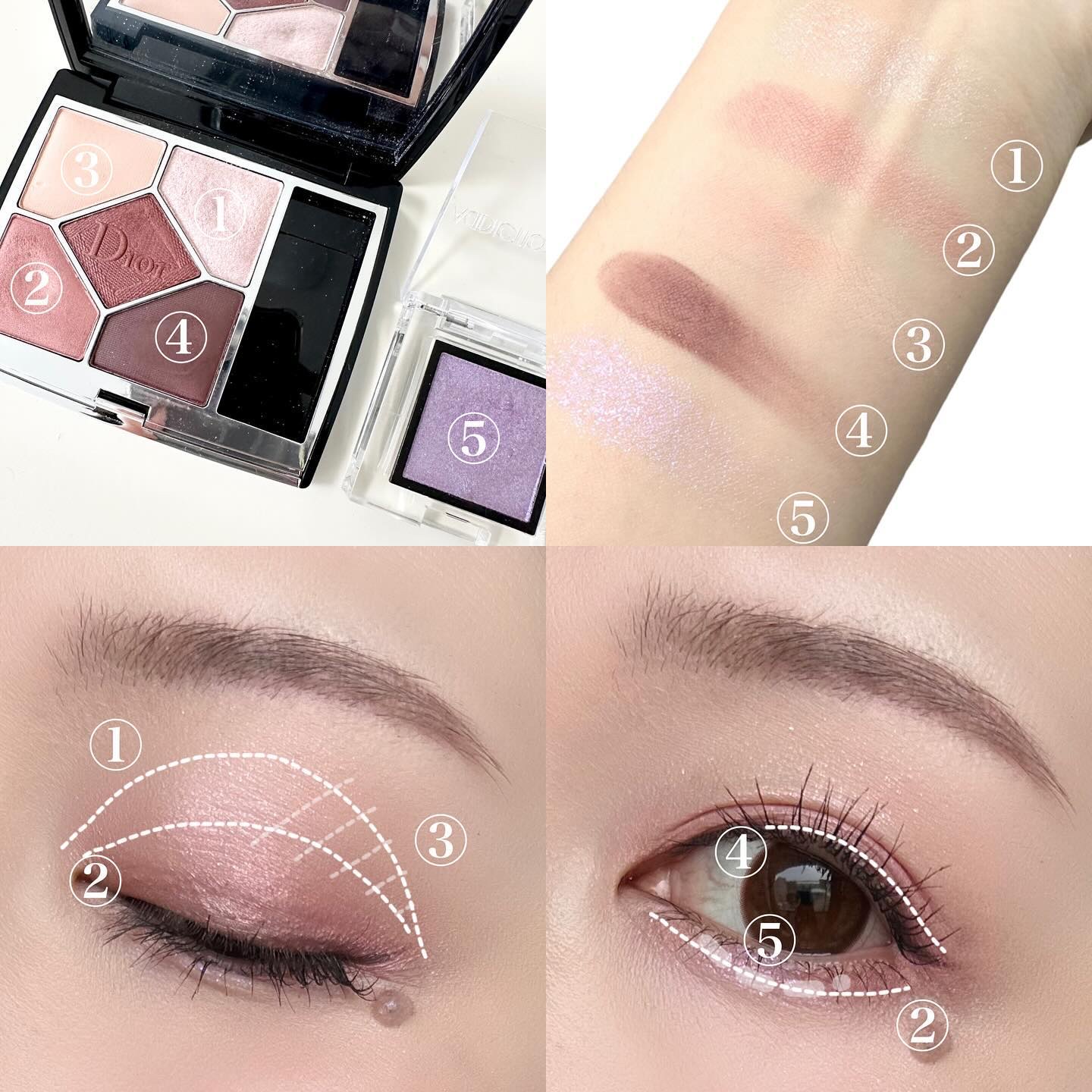 ADDICTION・Diorのアイシャドウを使った口コミ -. #dior#サンク