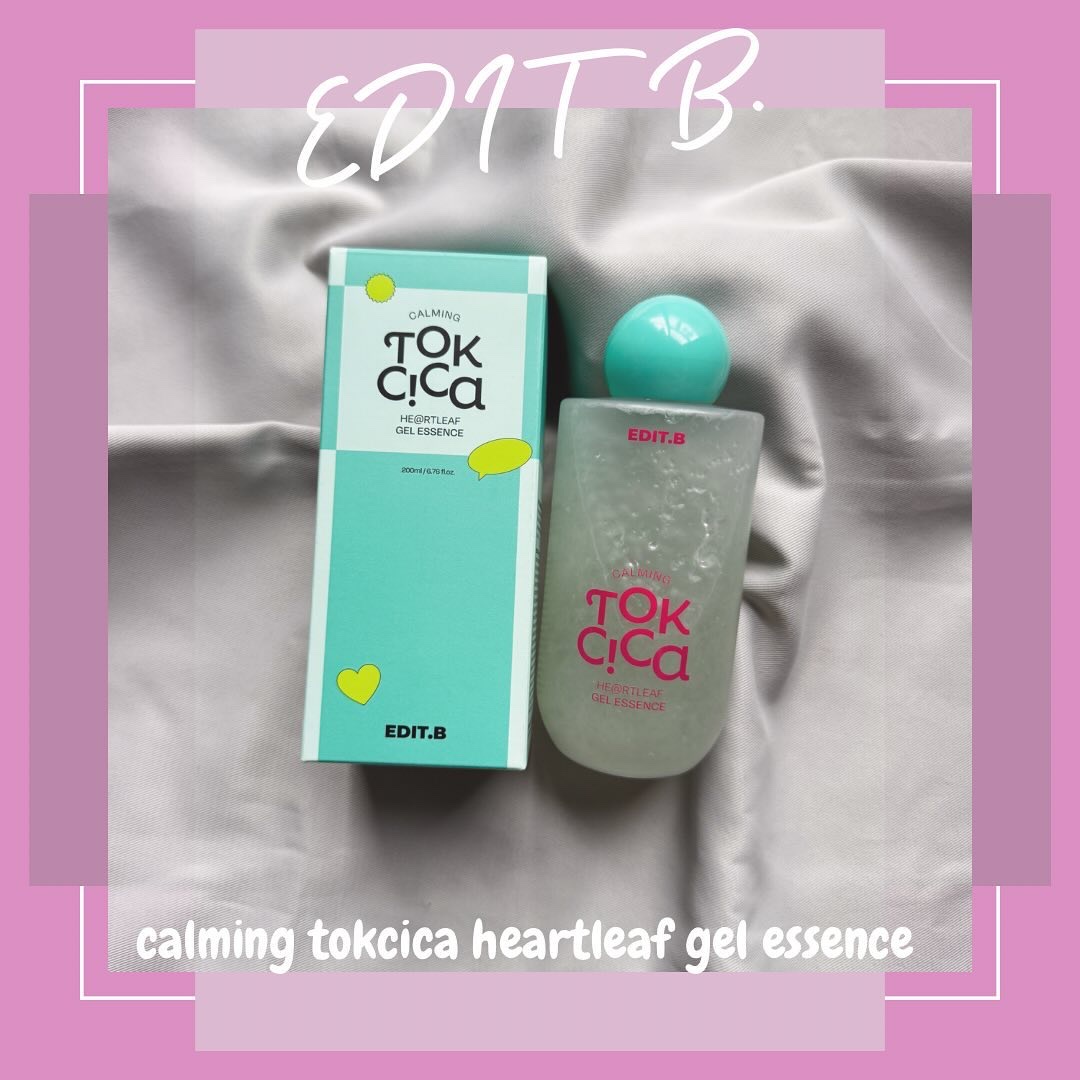 🩷EDIT B.
🩷calming tokcica he@rtleaf gel essence
🩷200ml
.
プルプルしたやつが入ってる化粧水って感じで
お肌が敏感な時もピリピリしたりはしなかったかなぁ🤭
.
これだけじゃ保湿完
