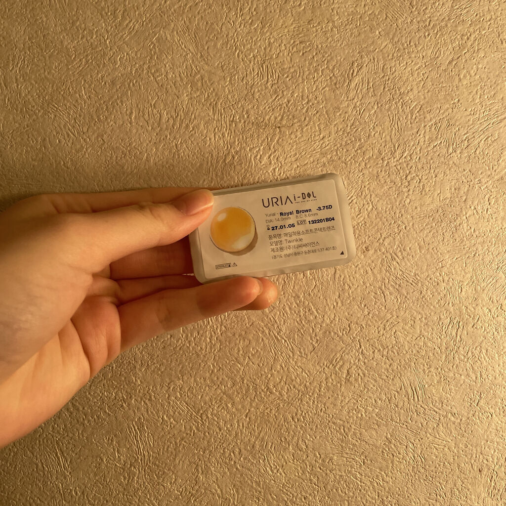 YURIAL Monthly/i-DOL/カラーコンタクトレンズを使ったクチコミ（3枚目）