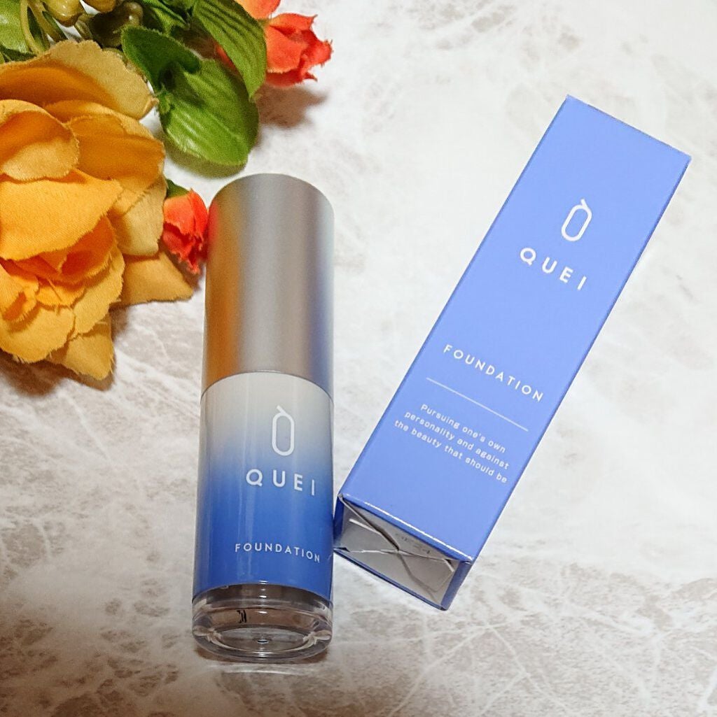 カラーチェンジファンデーション/QUEI/クリーム・エマルジョンファンデーションを使ったクチコミ(2枚目)