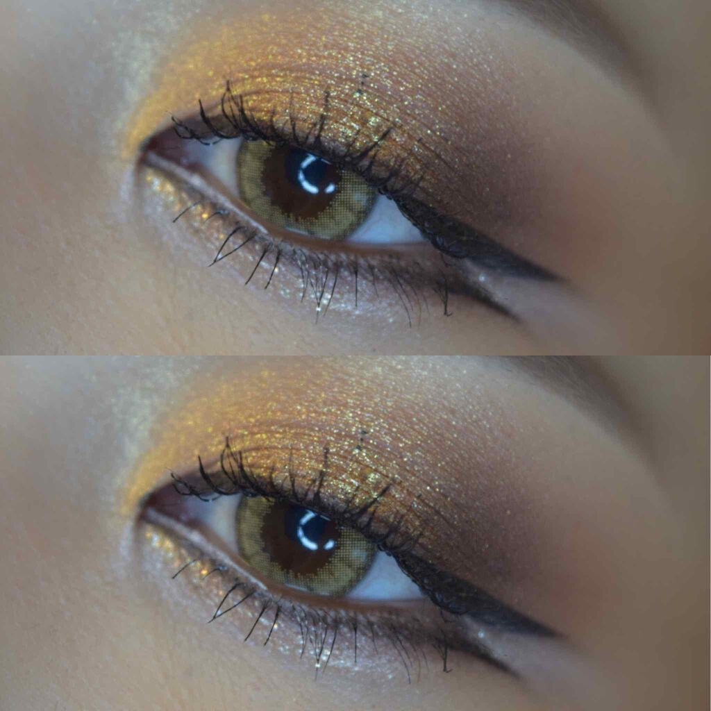 アイメタルグリッター 08 ハニースパークリング/HOLIKA HOLIKA/グリッターを使ったクチコミ（2枚目）