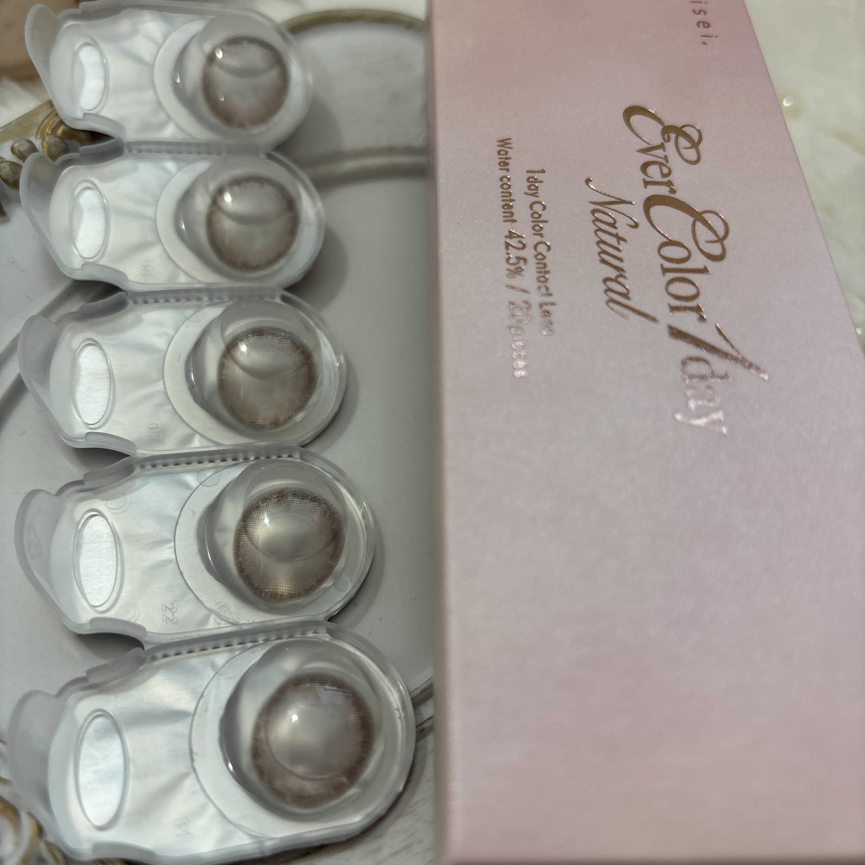 エバーカラーワンデー ナチュラル/エバーカラー/ワンデー（１DAY）カラコンを使ったクチコミ（3枚目）