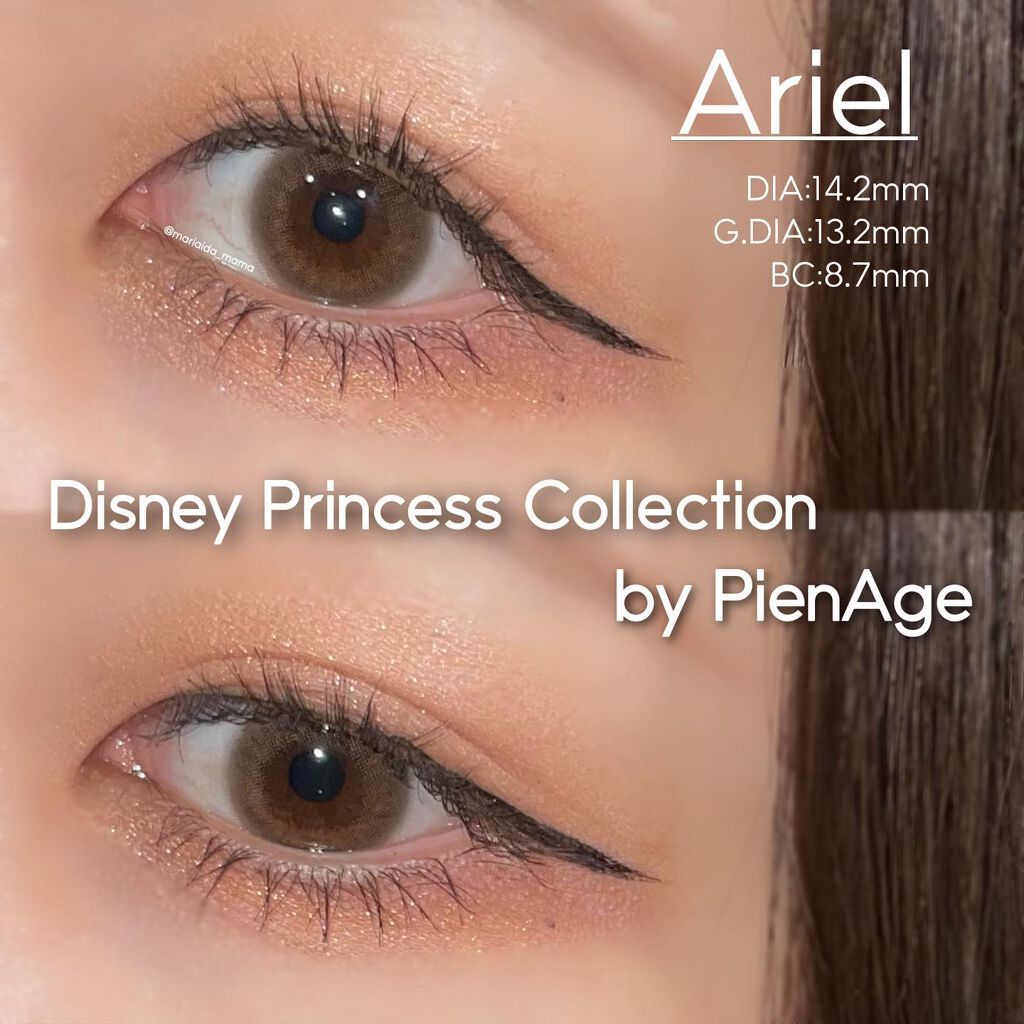 ディズニープリンセスコレクション by ピエナージュ/PienAge/カラーコンタクトレンズを使ったクチコミ(3枚目)