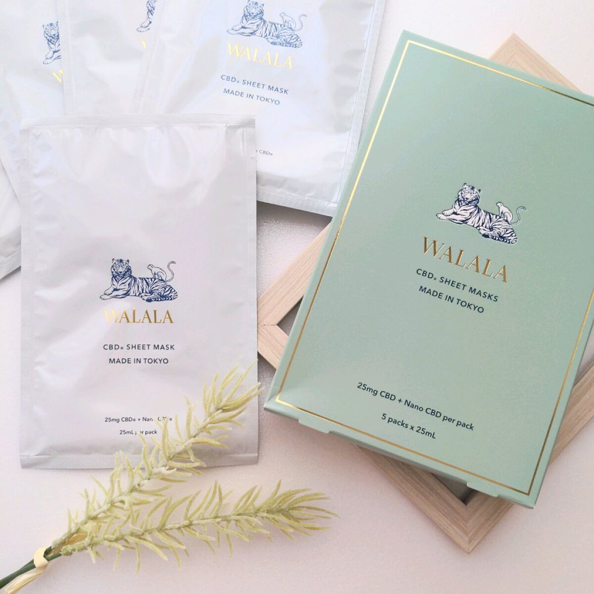 CBD ナイトリカバーフェイスマスク/WALALA/シートマスク・パックを使ったクチコミ（2枚目）