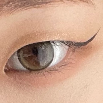 Flurry Monthly ライトカーキブラウン(もっと褒められパンダ)/Flurry by colors/１ヶ月（１MONTH）カラコンを使ったクチコミ（1枚目）