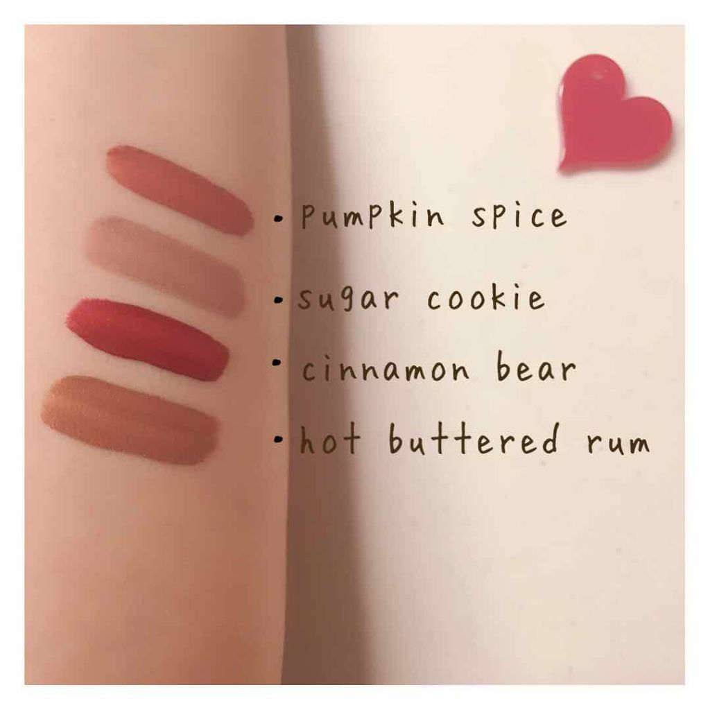 The Sweet Smell of Christmas Mini Melted Liquified lipstick Set /Too Faced/口紅を使ったクチコミ（3枚目）