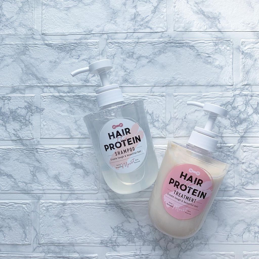 モイストシャンプー／ヘアトリートメント トリートメント/ヘアザプロテイン/市販シャンプーを使ったクチコミ（1枚目）