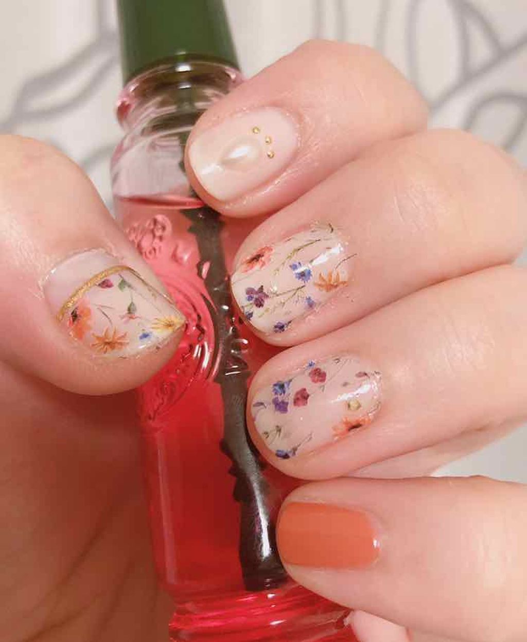 グロッシーコート ミルクコート【旧】/スキューズミー/オールインワンネイルを使ったクチコミ（1枚目）