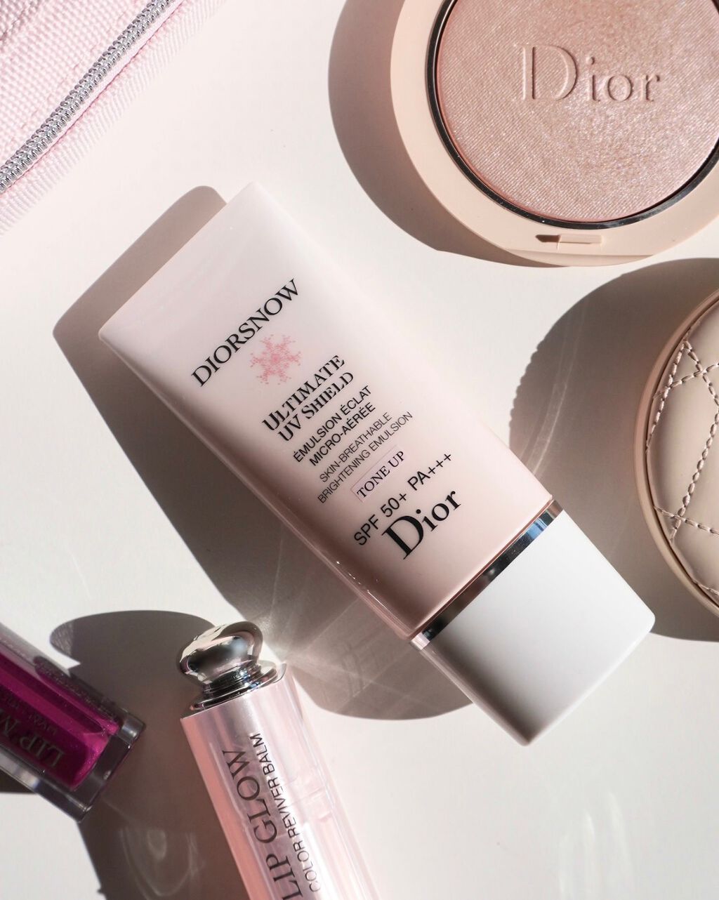 【旧】スノー UVシールド トーンアップ 50+/Dior/日焼け止めミルクを使ったクチコミ(1枚目)