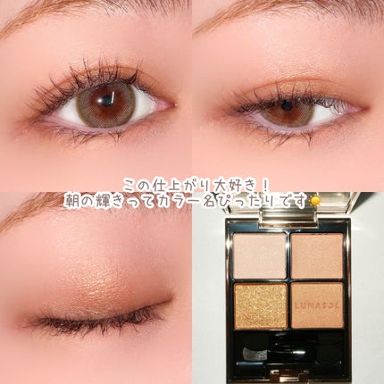 アイカラーレーション/LUNASOL/アイシャドウパレットを使ったクチコミ(4枚目)