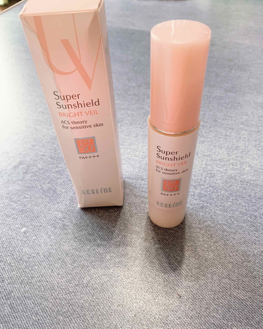 スーパーサンシールド ブライトヴェール＜R＞/ACSEINE/日焼け止め・UVケアを使ったクチコミ（1枚目）