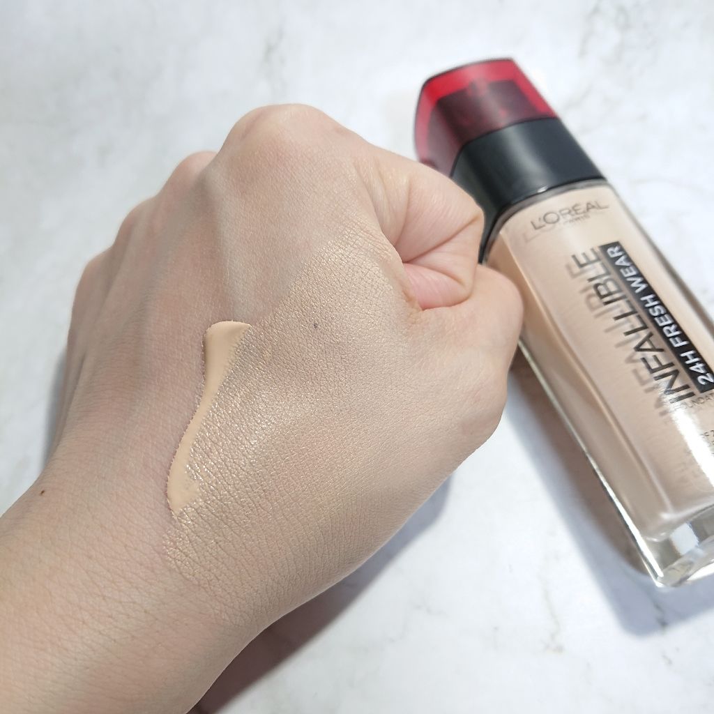 インファリブル フレッシュウェア ファンデーション 15 ポーセリン/ロレアル パリ/リキッドファンデーションを使ったクチコミ（1枚目）