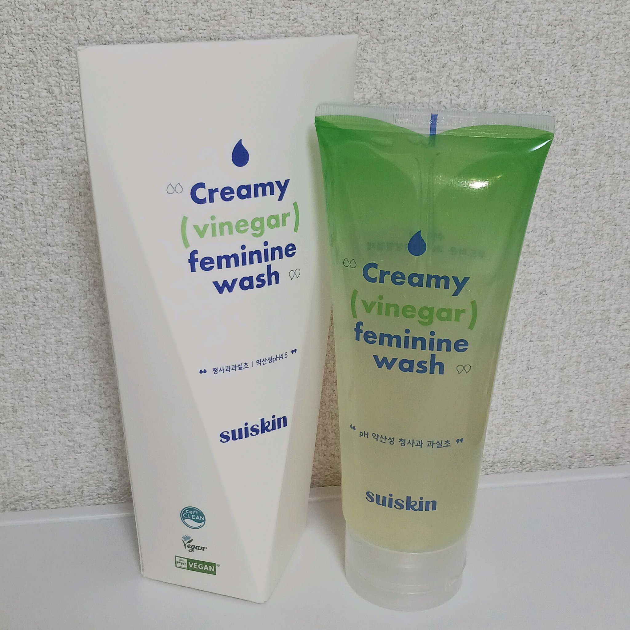 クリーミービネガーフェミニンウォッシュ/suiskin/ボディソープを使ったクチコミ（1枚目）