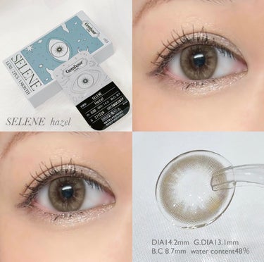 月の女神みたいな幻想的カラコン😌🌛

Gemhour lensのSeleneをスウォッチ✨

Gemhour lens　　
Selene  セレーネ hazel ヘーゼル

DIA14.2mm  G.D