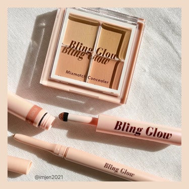 ◎Bling Glow
⚪︎ミックスマッチコンシーラー
⚪︎コンシーラーペンシル#01 Light
⚪︎クリームパウダーシャドウ#02 Rose Gold

とにかく可愛い、コンシーラーセットと涙袋に乗せたいキラキラ可愛いラメをご紹介！

⚪︎ミックスマッチコンシーラー

使いやすい4色コンシーラー💖
上段2色はスポット用コンシーラーで肌に馴染むカラー、下段2色はクマ用のコンシーラーで少しピンクぽいカラー。シミ撲滅・涙袋を作るためには欠かせない工程なので1つのパレットになっているのはありがたい😘

テクスチャはオイリーで硬めで密着力が高いタイプ。塗るとツヤツヤしてます！
よくあるチップタイプのコンシーラーと比べると、肌に馴染ませるというよりは肌にそのまま乗せて蓋をするようなタイプ。
カラーは自分の予想では、左側がブルベさんに馴染みそう＆右側がイエベさんに馴染みそう。ミックスとかだと自分のカラーに合わせて、混ぜて調整して使えそうなのでさらに便利かも😙

⚪︎コンシーラーペンシル#01 Light

感動した🥹ペンシルのコンシーラーで、こんなに使いやすいし落ちづらい商品があるのか？！（あった！！😍）
サラサラかけて、少し擦ったくらいじゃ落ちない、強力な密着力！
使い方としては、①シミカバー、②涙袋メイクの下地に、③アンダーラインメイク、④眉毛メイク、、、などなど色々！！

私は涙袋と眉毛にも使ってみたい！
ちなみに後ろにシャープナーも内蔵されているので、ペンシルを尖らせたい時はささっとできるよん！

⚪︎クリームパウダーシャドウ#02 Rose Gold

これは可愛すぎて心臓止まりそうだった・・・❤️‍🔥
#ローズゴールド という名の通り、赤っぽいベースカラーにシルバーの小さいラメベースにマルチカラーの大小様々なラメがぎっしりぎゅうぎゅうに詰められていてヨダレが出そう🥹💞
可愛すぎて、涙袋だけではもったいなくて、上瞼にも乗せてみたけど、統一感出素晴しく可愛いメイクになった・・・！

#天の川グリッター と言われてるみたいなんだけど、その名の通りめちゃくちゃ可愛いので使ってみてほしい・・！
使いやすいチップタイプなので、ささっと馴染ませることができるのも天才的に使いやすい💕

beautitoppingさん @beautitopping_jp から提供いただきました☺️
素敵な商品をありがとうございました💓

#美容垢 #美容 #美容垢と繋がりたい #コスメオタク #韓国コスメオタク #韓国コスメ #メイク #韓国メイク #ブルベ夏 #コスメ #コスメ好きさんと繋がりたい #blingglow #beautitopping #pr #イルミネーションメイク  #冬の大優勝ベースアイテム の画像 その0