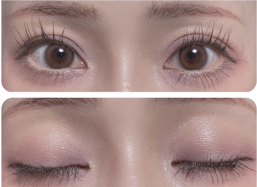 シャイニーシャドウ N/excel/単色アイシャドウを使ったクチコミ（2枚目）