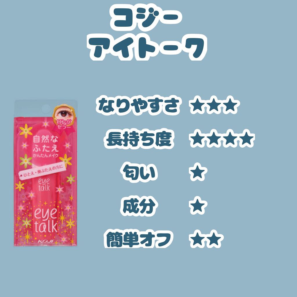 アイトーク/アイトーク/二重まぶた用アイテムを使ったクチコミ（3枚目）