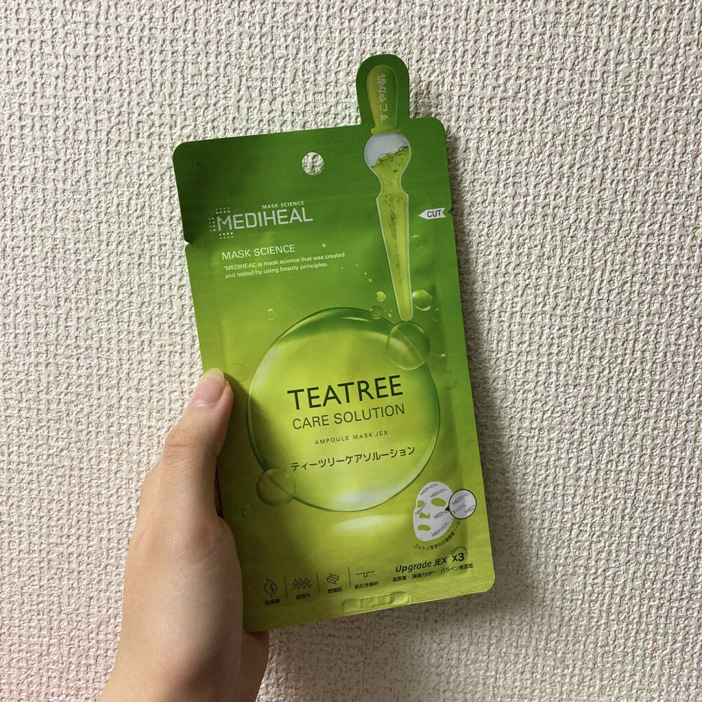 ティーツリーケアソリューション アンプルマスクJEX/MEDIHEAL/シートマスク・パックを使ったクチコミ（1枚目）
