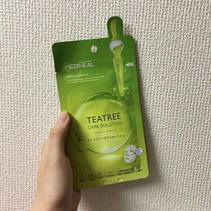 ティーツリーケアソリューション アンプルマスクJEX/MEDIHEAL/シートマスク・パックを使ったクチコミ(1枚目)