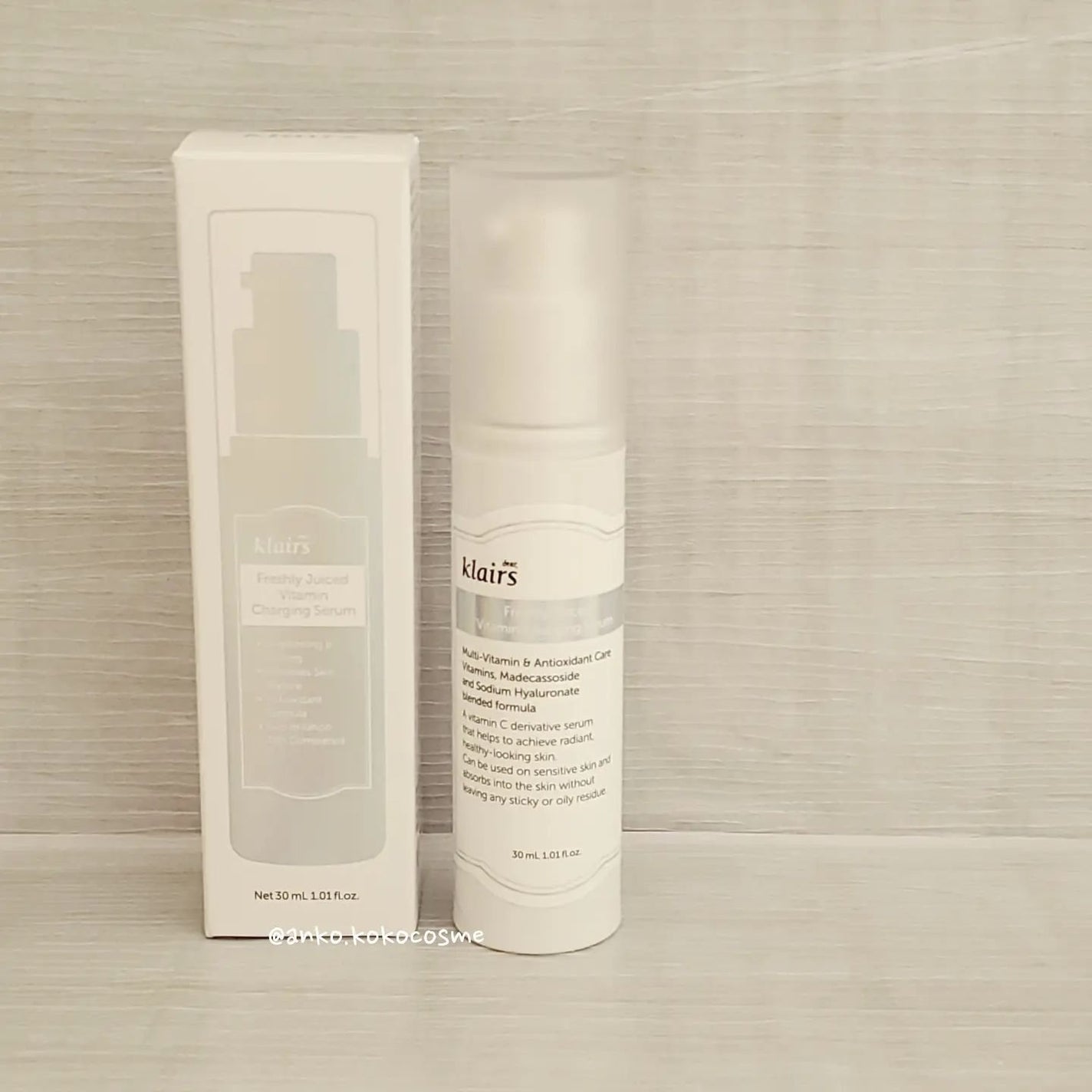 フレッシュリージュースドビタミンチャージングセラム(30ml)/Klairs/美容液を使ったクチコミ(6枚目)