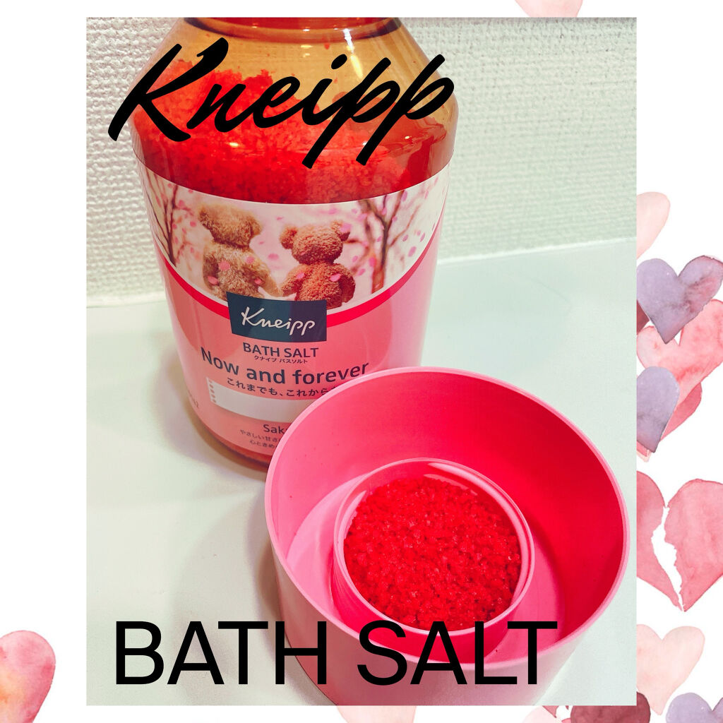 クナイプ バスソルト サクラの香り/クナイプ/無機塩系入浴剤を使ったクチコミ（1枚目）