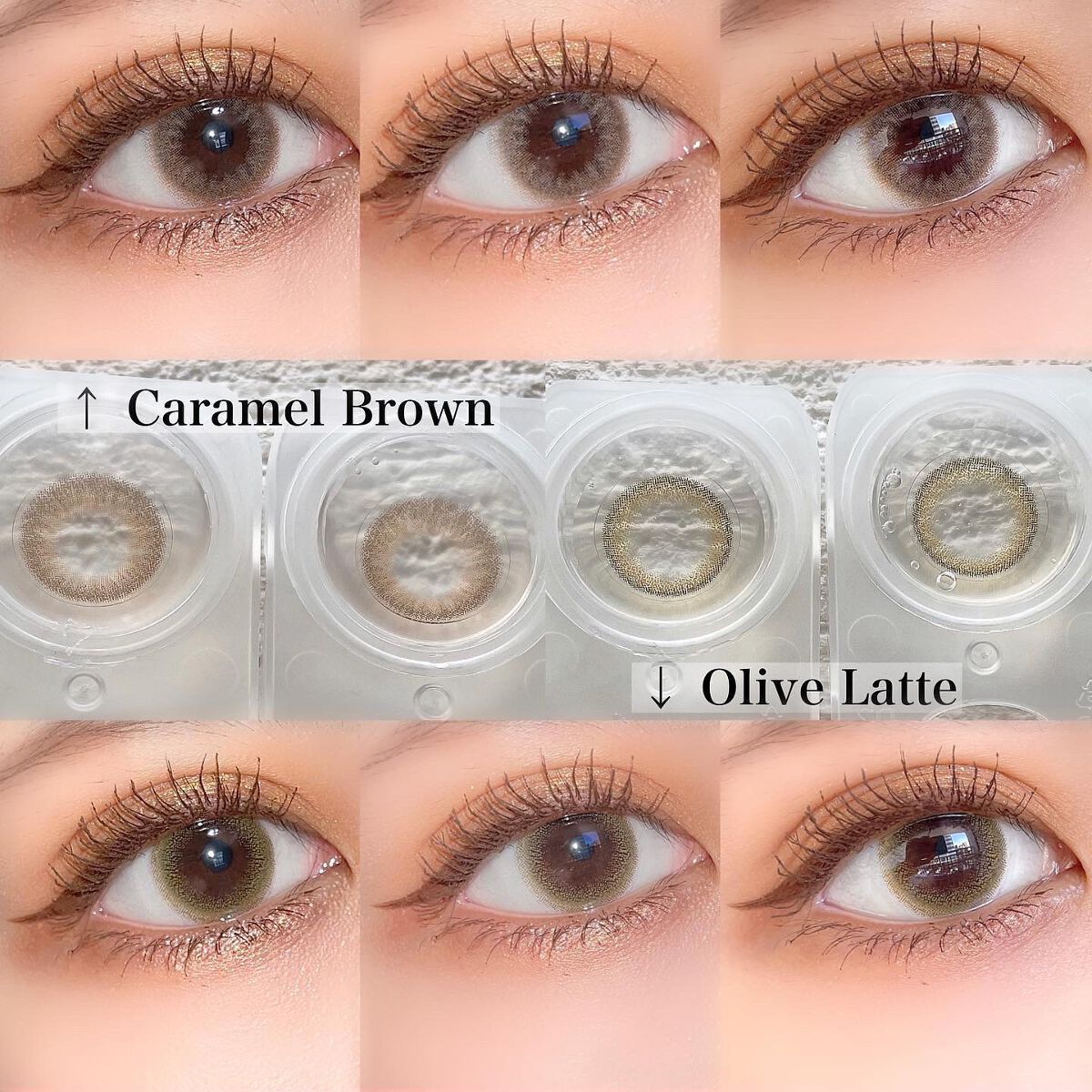 アンジョルノ オリーブラテ/en Giorno/カラーコンタクトレンズを使ったクチコミ（3枚目）