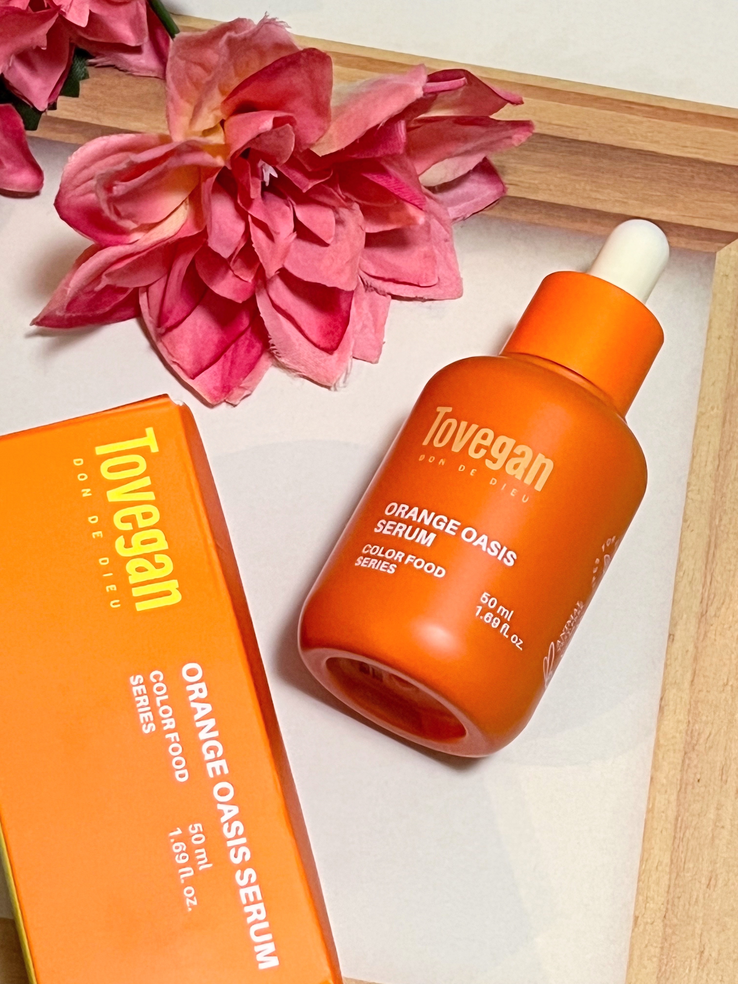カラーフードシリーズオレンジオアシスセラム/Tovegan/美容液を使ったクチコミ（1枚目）