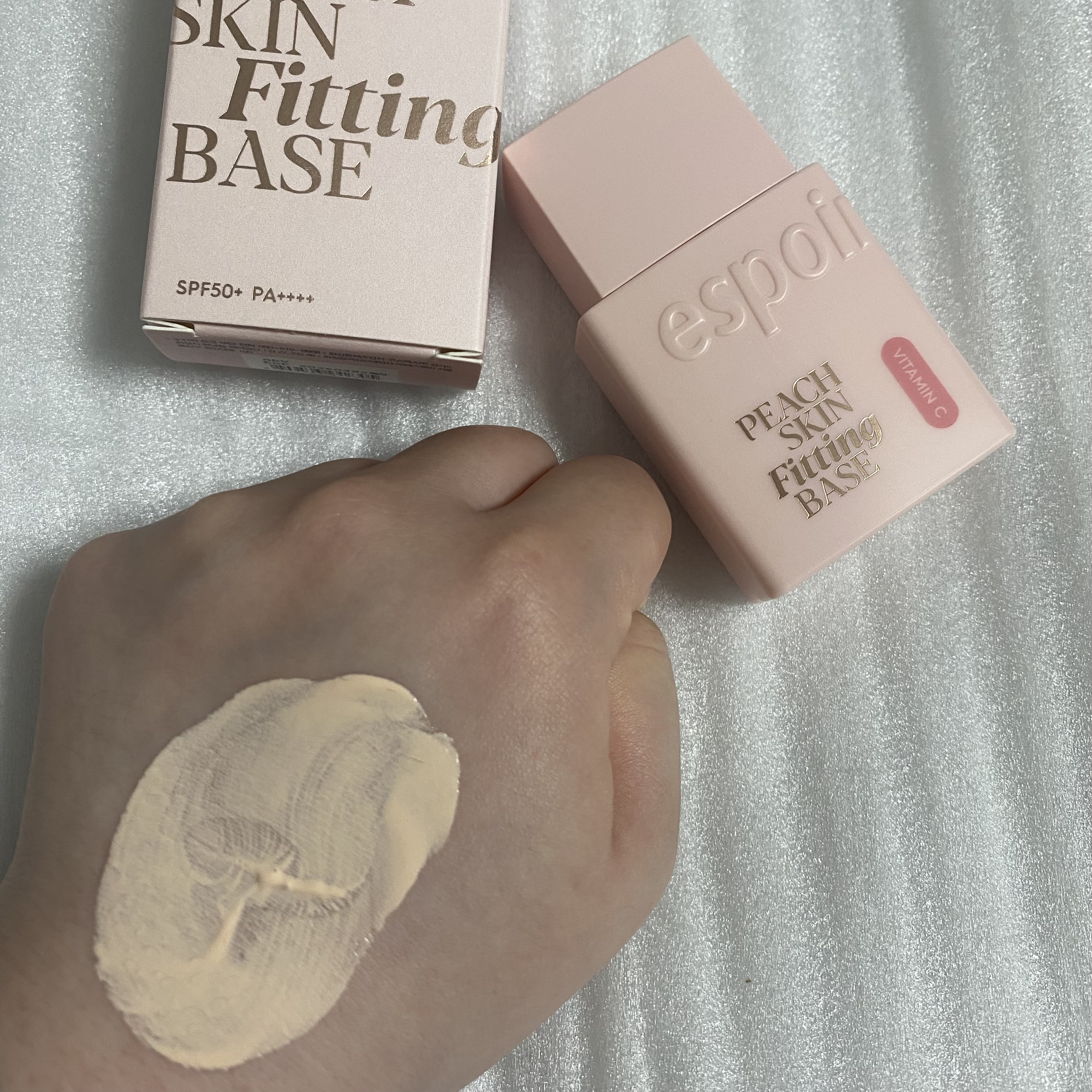 ピーチスキンフィッティングベース オールニュー SPF50 PA++++/espoir/化粧下地を使ったクチコミ（2枚目）