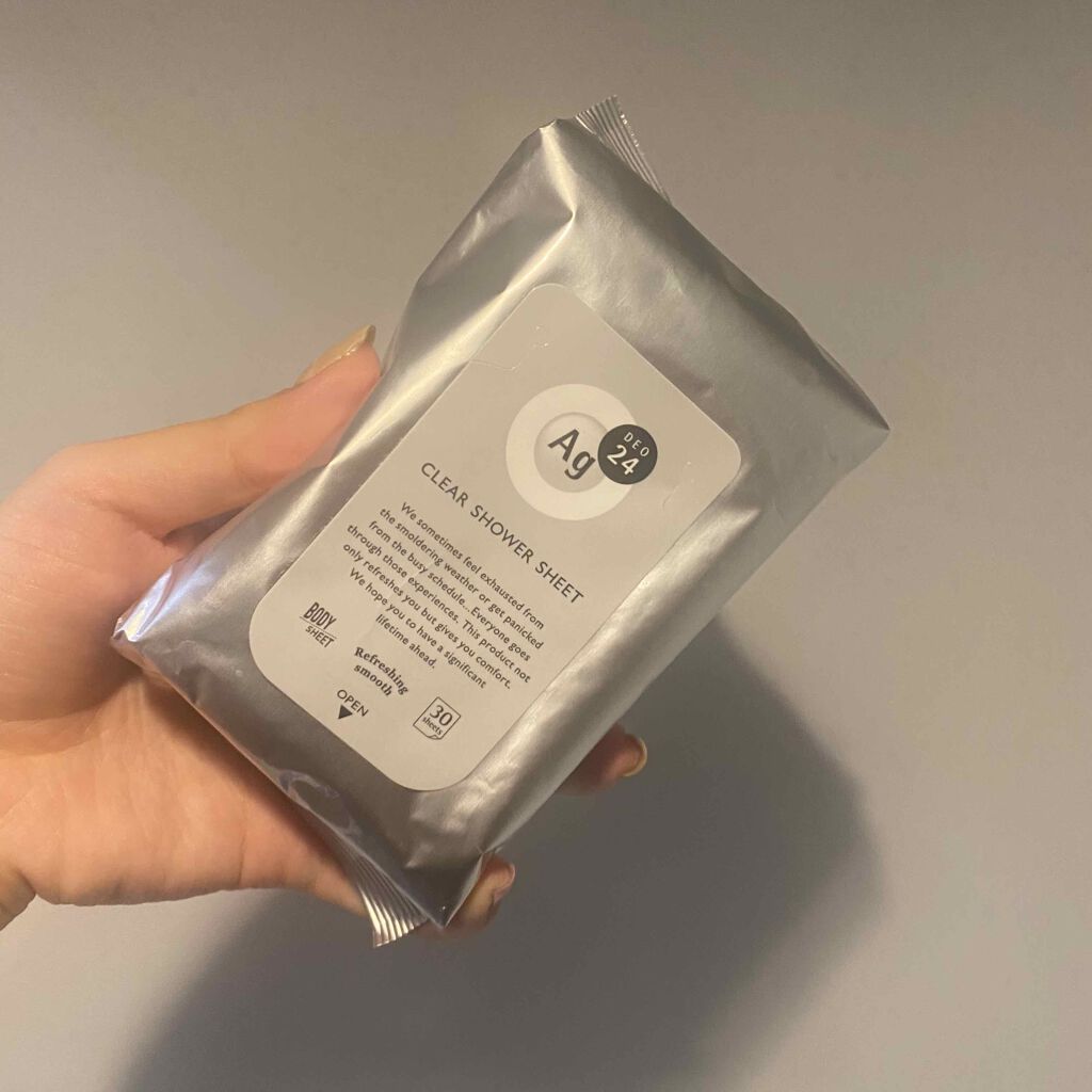 クリアシャワーシート N (無香料)/エージープラス/ボディシートを使ったクチコミ（1枚目）