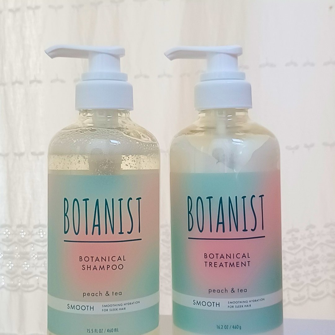 ボタニカルシャンプー・トリートメント アイスピーチティーの香り スムース/BOTANIST/市販シャンプーを使ったクチコミ（3枚目）