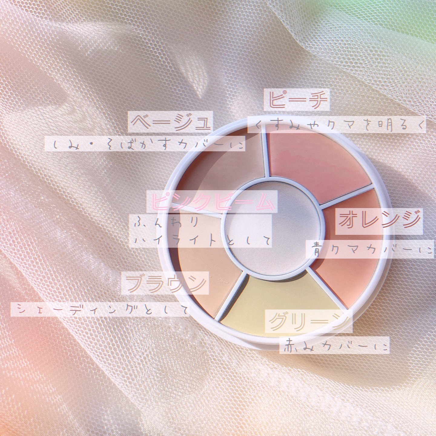 デザイニングマルチパレット/ABOUT TONE/パレットコンシーラーを使ったクチコミ（2枚目）