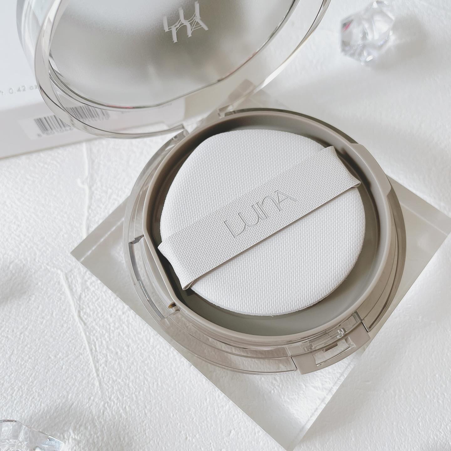 ブラーカバークッション 0.7 アイボリー/LUNA/クッションファンデーションを使ったクチコミ（3枚目）